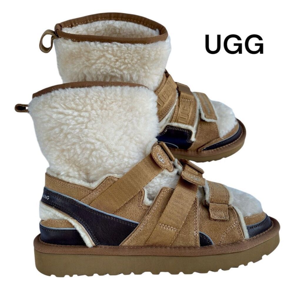 LN SZ 6/EUR 37 UGG x FENG CHEN WANG CONVERTIBLE WOOL SANDAL BOOT